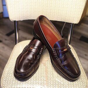 DEXTER Mens Leather Penny Loafer Cushioned Insole Flexible Outsole Comfort 13?